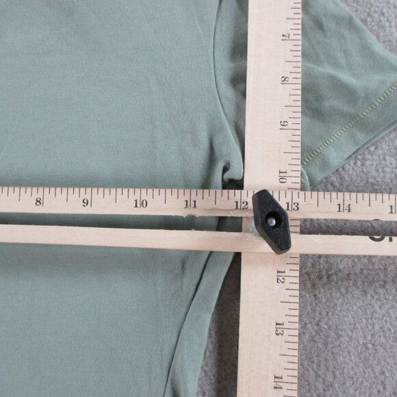 SKIMS Cotton Jersey T Shirt Womens XS Mineral Green Crewneck Tee Casual NWT NEW - Picture 7 of 9